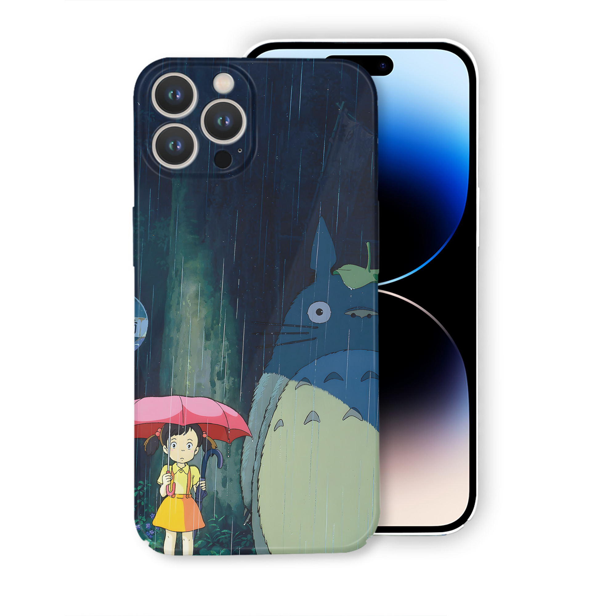 （画像用） となりのトトロ 草壁メイ 草壁サツキ My Neighbor Totoro Satsuki Kusakabe Mei Kusakabe 【iPhone 14シリーズ対応】ハードケース